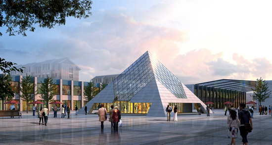 云浮金字塔网架